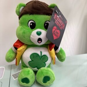 Netflix x Stranger Things x Care Bears WILL Good Luck Bear 9" Plush